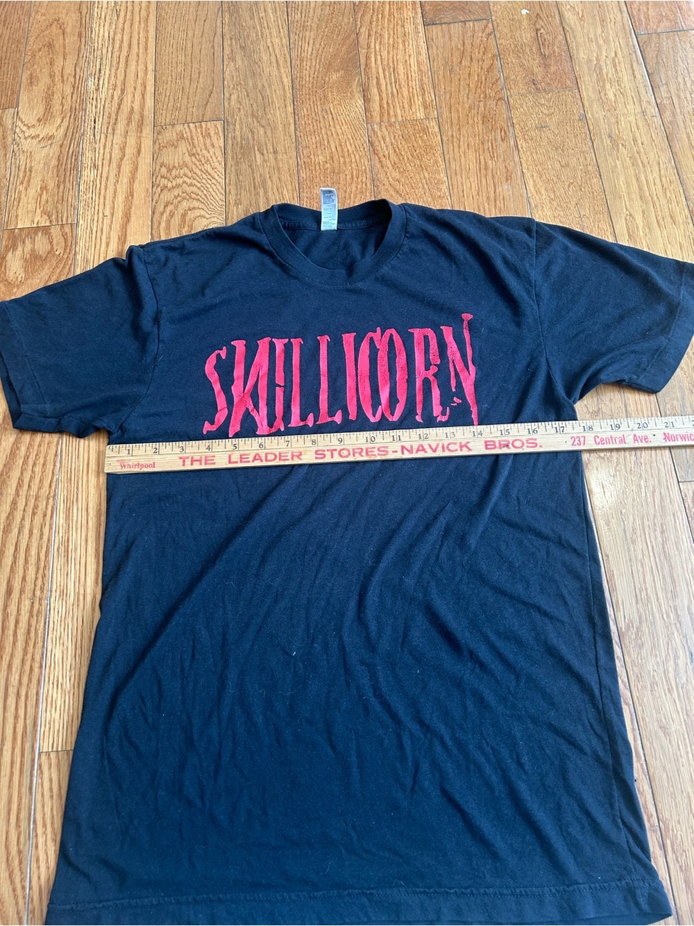 Skillicorn Afro Brutality T-Shirt Mens Medium Black Red Graphic Band Tee - Picture 5 of 10